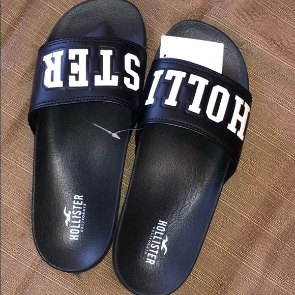 Hollister Shoes - Hollister slides size medium 7/8